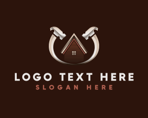 Roofing - Hammer Construction Remodel logo design