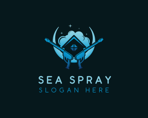 Cleaning Pressure Washing logo design