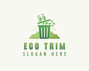 Eco Garbage Bin logo design