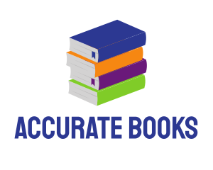 Colorful Library Books logo design