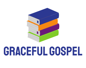 Gospel - Colorful Library Books logo design