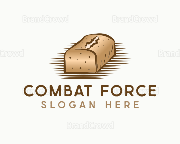 Loaf Bread Dessert Logo