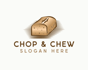 Loaf Bread Dessert Logo
