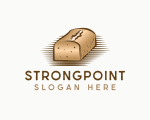 Loaf Bread Dessert Logo