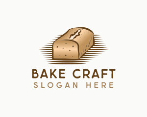 Loaf Bread Dessert logo design