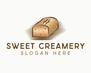 Loaf Bread Dessert logo design