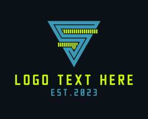 Streaming - Gaming Technology Letter S logo design