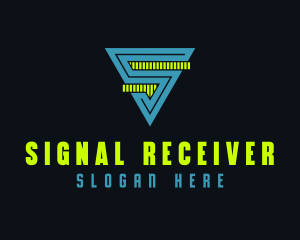 Digital Tech Letter S  logo design