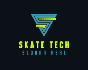 Digital Tech Letter S  logo design