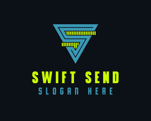 Digital Tech Letter S  logo design