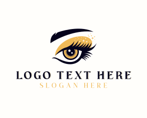 Makeup Artist Eyelashes Beautician  Logo