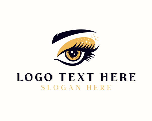 Makeup Artist - Makeup Artist Eyelashes Beautician logo design