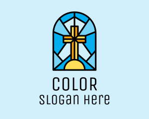 Church Cross Mosaic Logo