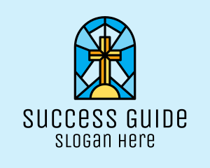 Bible - Church Cross Mosaic logo design