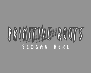 Primitive - Wall Scratches Wordmark logo design