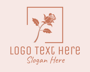 Flower Shop - Rose Flower Shop logo design