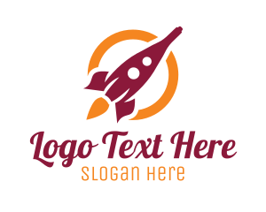 Explorer - Wine Bottle Rocket logo design