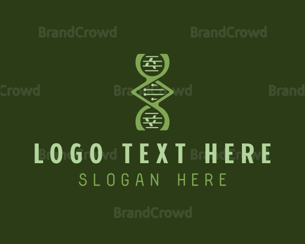 DNA Organic Leaves Logo