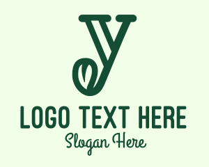 Letter Y - Natural Letter Y logo design