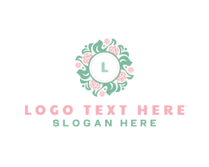 Bio - Rose Flower Florist logo design