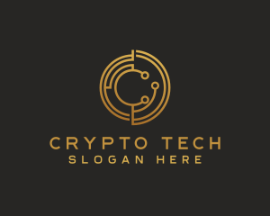 Cryptocurrency - Cryptocurrency Bitcoin Fintech logo design