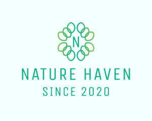 Natural Leaves Spa logo design