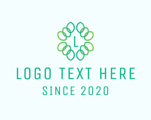 Renewable Energy - Natural Leaves Spa logo design