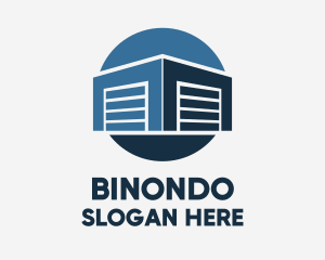 Barn - Industrial Warehouse Building logo design