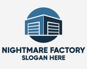 Industrial Warehouse Building logo design