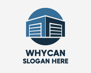 Stockroom - Industrial Warehouse Building logo design