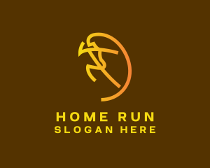 Running Exercise Workout logo design