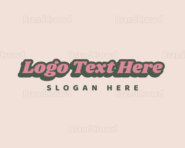 Quirky Fun Pastel Logo