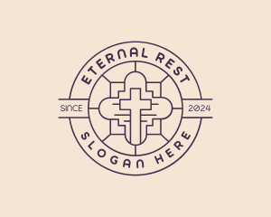 Funeral Home - Cross Christian Worship logo design