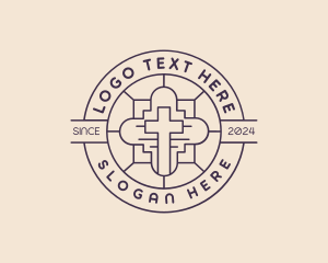 Biblical - Cross Christian Worship logo design