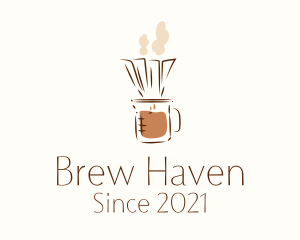 Brewed Coffee Filter logo design