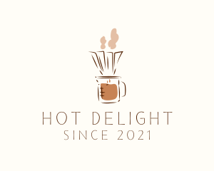 Brewed Coffee Filter logo design