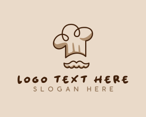 Cafeteria - Gourmet Cuisine Toque logo design
