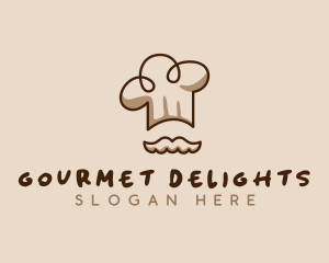 Gourmet Cuisine Toque logo design