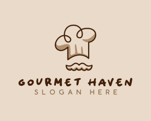 Gourmet Cuisine Toque logo design