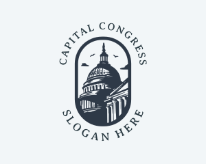 Congress - United States Capitol Building logo design