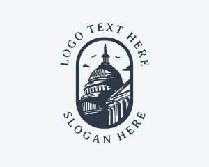 Political - Vintage US Capitol logo design