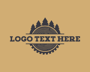 Logger - Forest Wood Workshop logo design