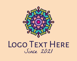 Textile - Colorful Pattern Kaleidoscope logo design