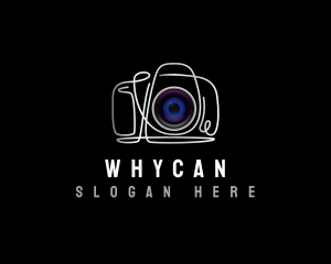 Digicam - Camera Photography Lens logo design