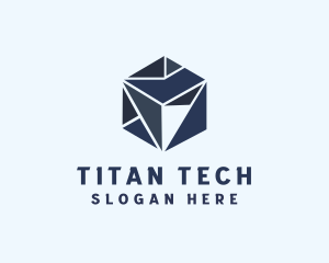 Tech Gaming Cube  logo design