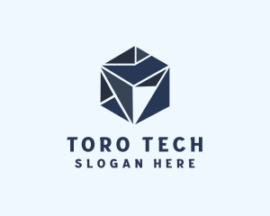 Tech Gaming Cube  logo design