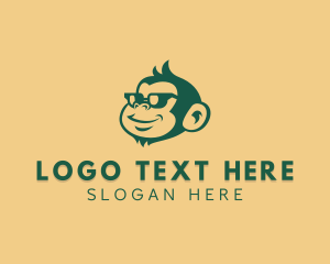 Simian - Cool Chimp Sunglasses logo design