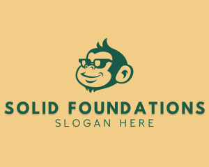 Simian - Cool Chimp Sunglasses logo design