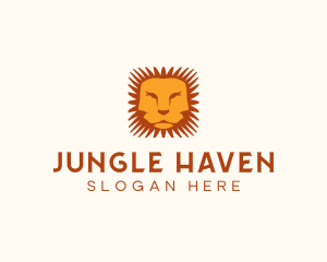 Orange Lion Mane logo design