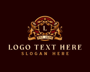 Prestige - Lion Royal Event logo design